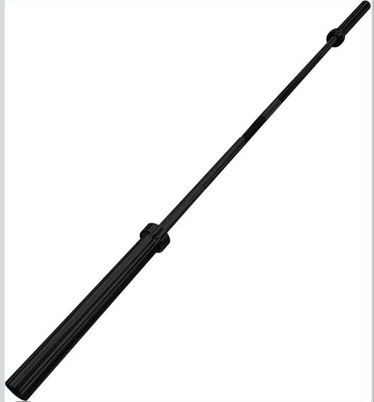 New CAP 7' Black Olympic Barbell