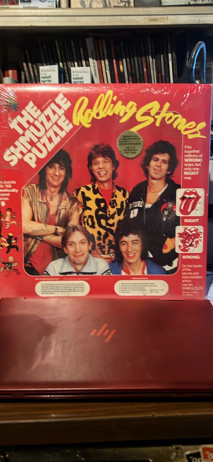 AUTHENTIC VTG ROLLING STONES SHMUZZLE PUZZLE