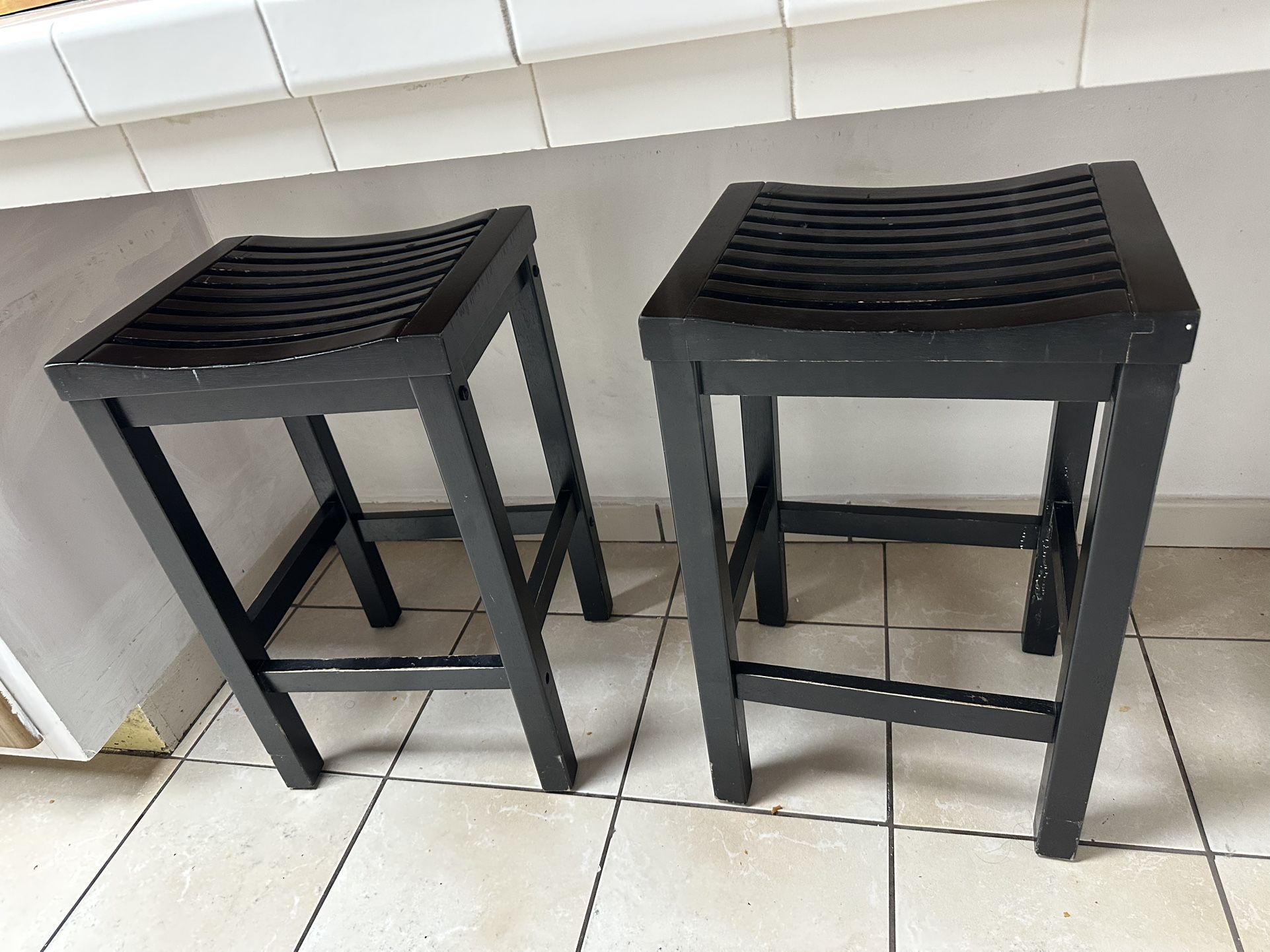 Wooden Bar Stools