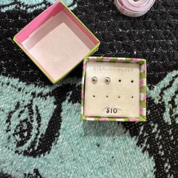 Sterling Silver Round Earrings