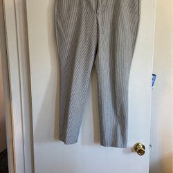 Banana Republic- Black Strip Women’s Slacks Sz.14