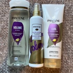 Pantene Shampoo , Hair Spray And Conditioner