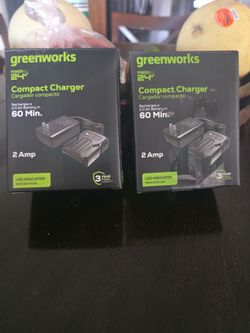 Greenworks compact charger  2 ah