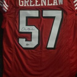 49ers Autographed Custom Jersey