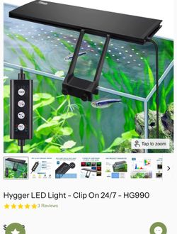 Hygger Clip On Lighting Aquarium LED Light