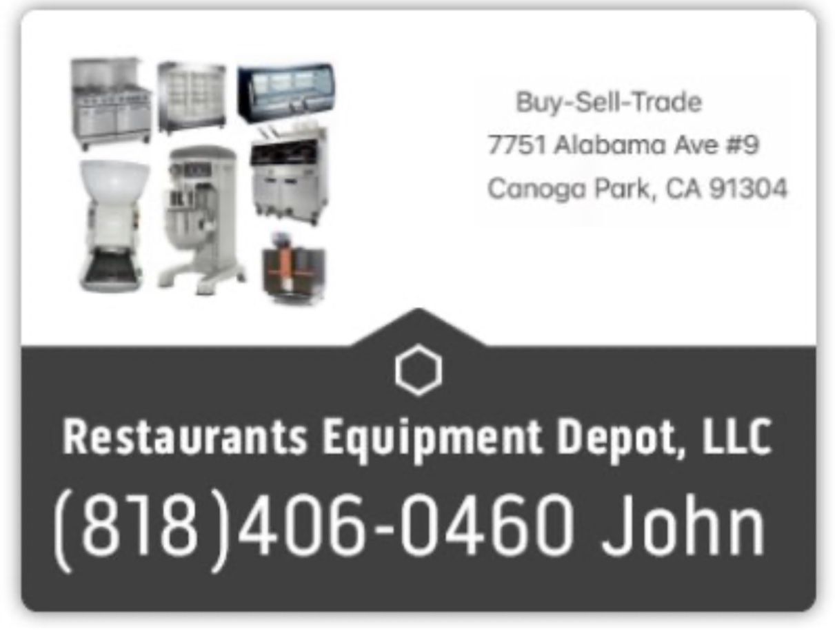 Restaurant Equipment Canoga Park