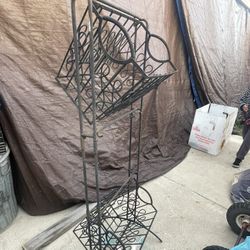 Swinging Basket Fruit Stand