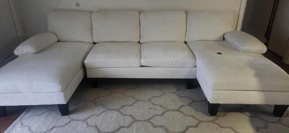 Cream Sectional 