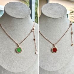 Reversible BVG B.zero1 Necklace- 18.5 Inches