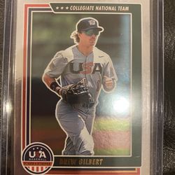 Drew Gilbert 2022 USA BASEBALL cards.