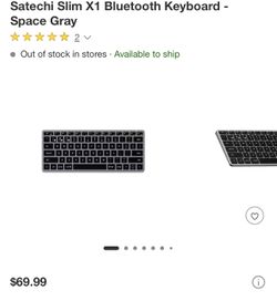 Satechi Slim X1 Bluetooth KeyBoard
