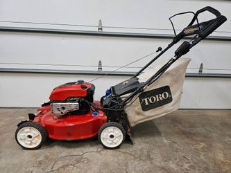 Toro 7.25hp lawnmower electric start mower rear wheel drive variable speed self propel