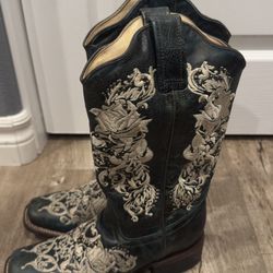 Corral Cowboy Boots (Real Leather) Size 6aw