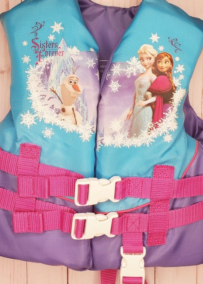 Disney Frozen Child Life Vest - Supports 30 - 50 Lbs
