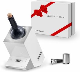 NEW Cobalance Chill & Cheers Electric Wine Chiller Set