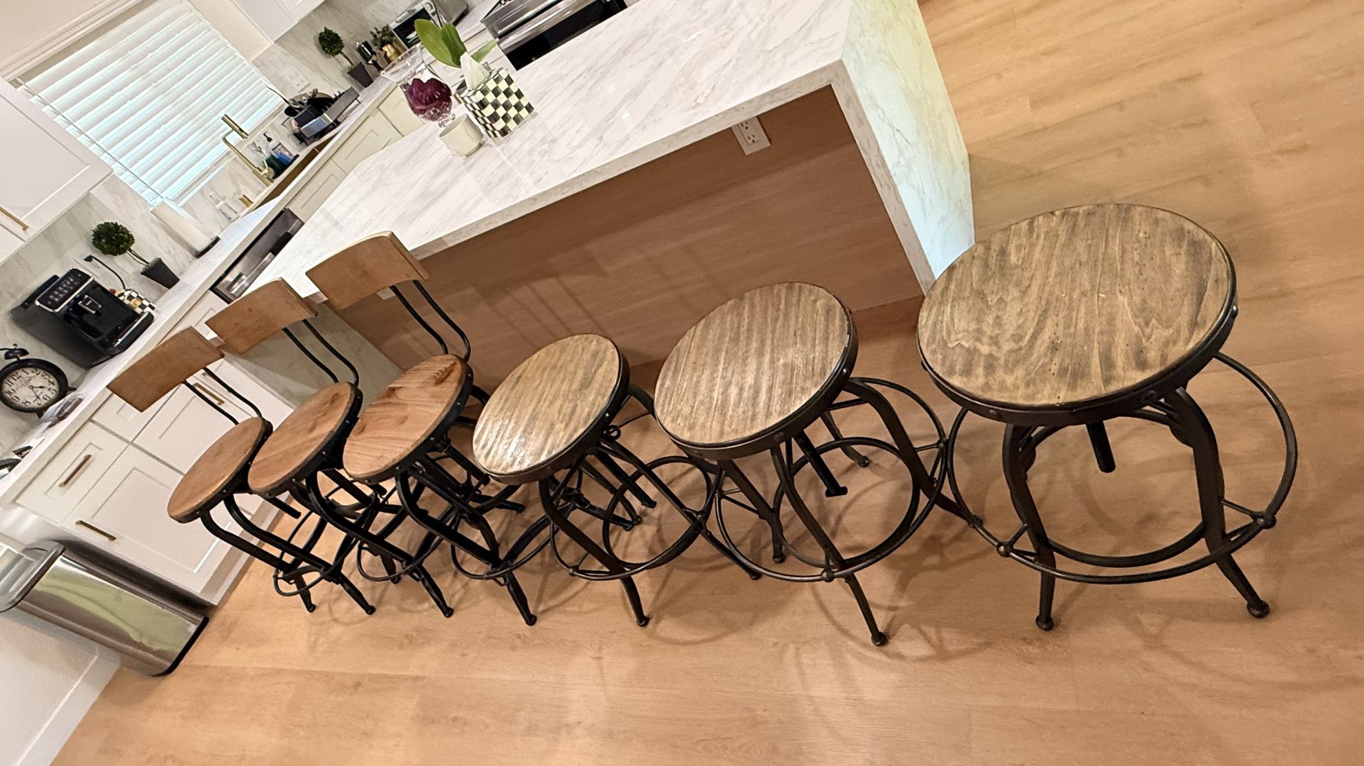 6 Bar Stool Chairs
