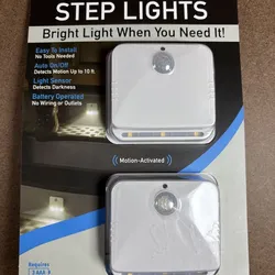 (2-Pk) Sensor brite peel & stick wireless lights