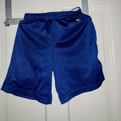 Kids Champion Shorts Blue Size Small