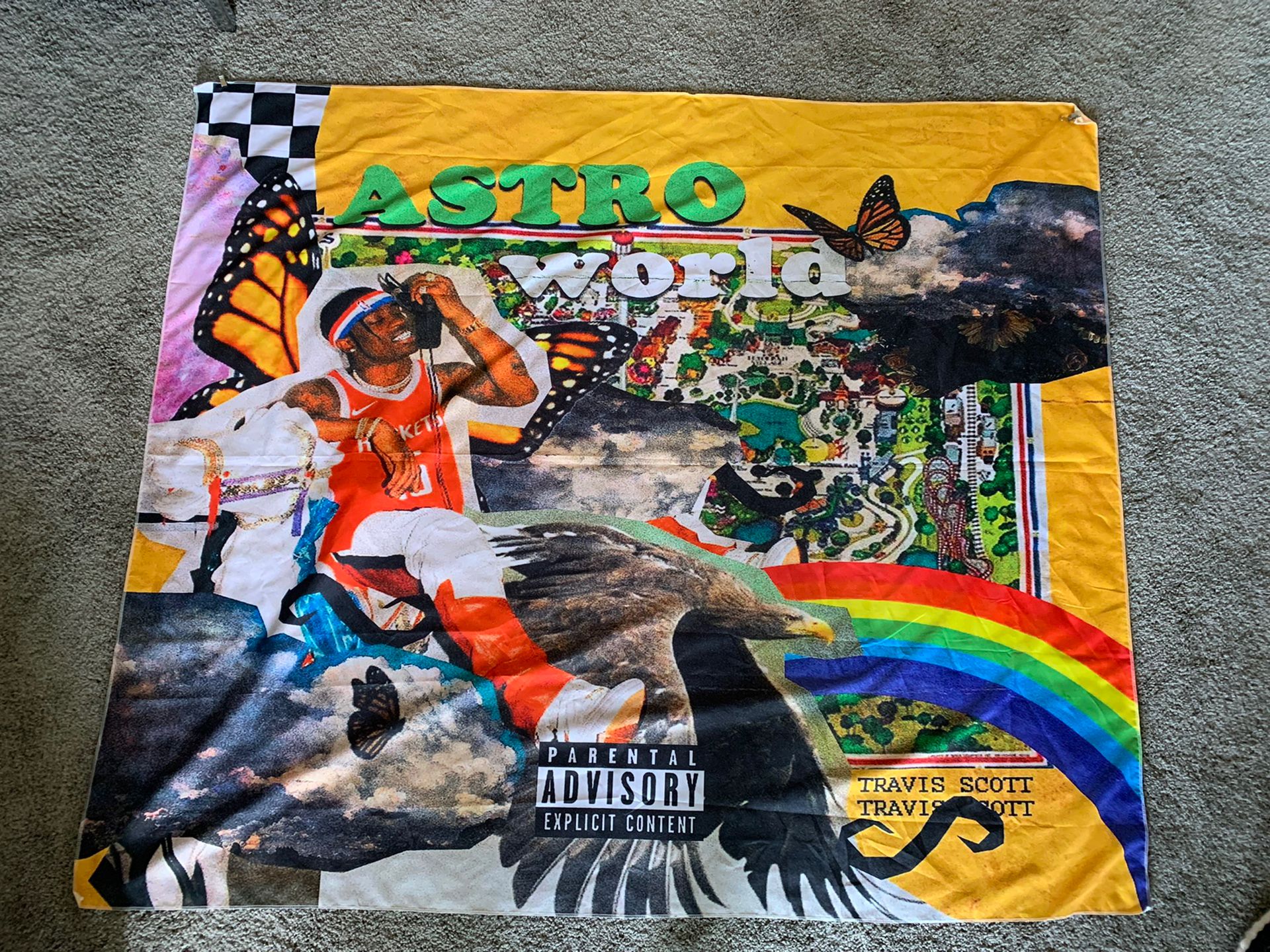 Travis Scott Astro World tapestry