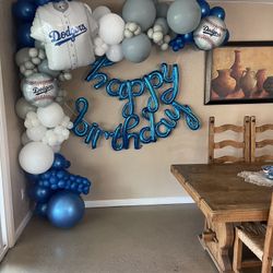 Dodger Birthday  Balloon Garland 