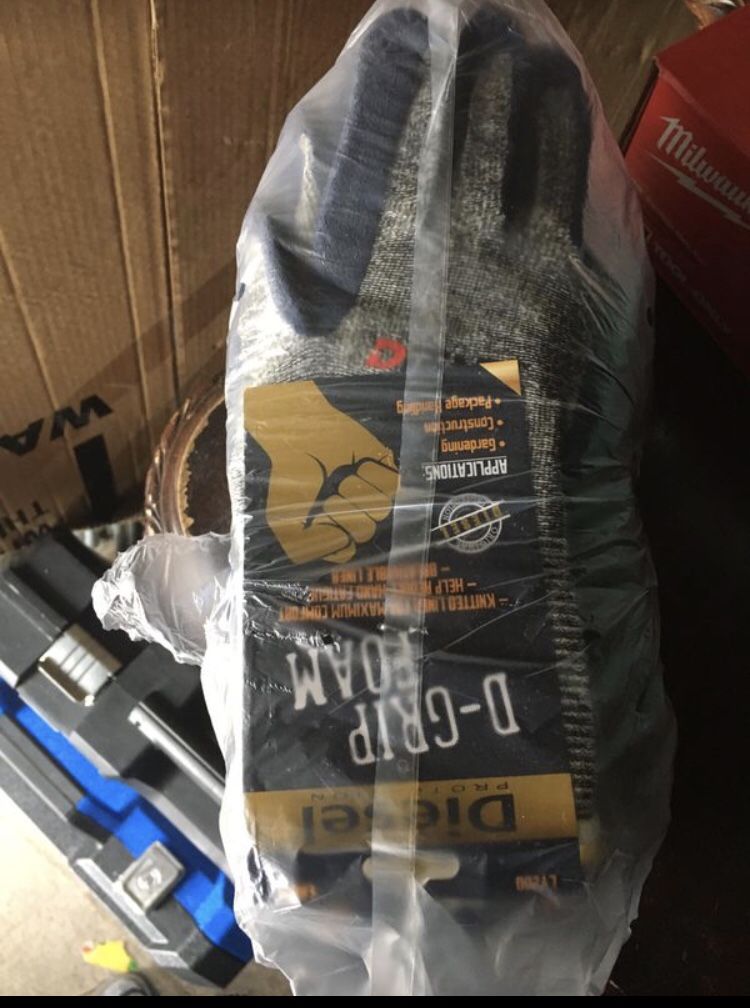 Diesel foam Work Gloves -12 pairs