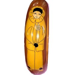 Vntg. Pierrot Harlequin Bakelite Bangle