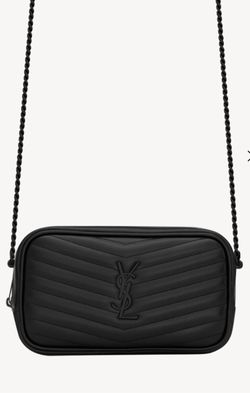 Saint Laurent mini lou in quilted leather 