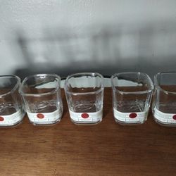 JOSE CUERVO COLLECTION SHOT GLASSES SET OF 6 - V67