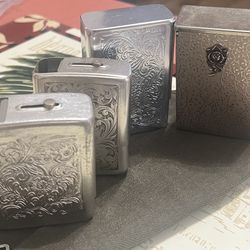 Four Vintage Cigarette Cases 