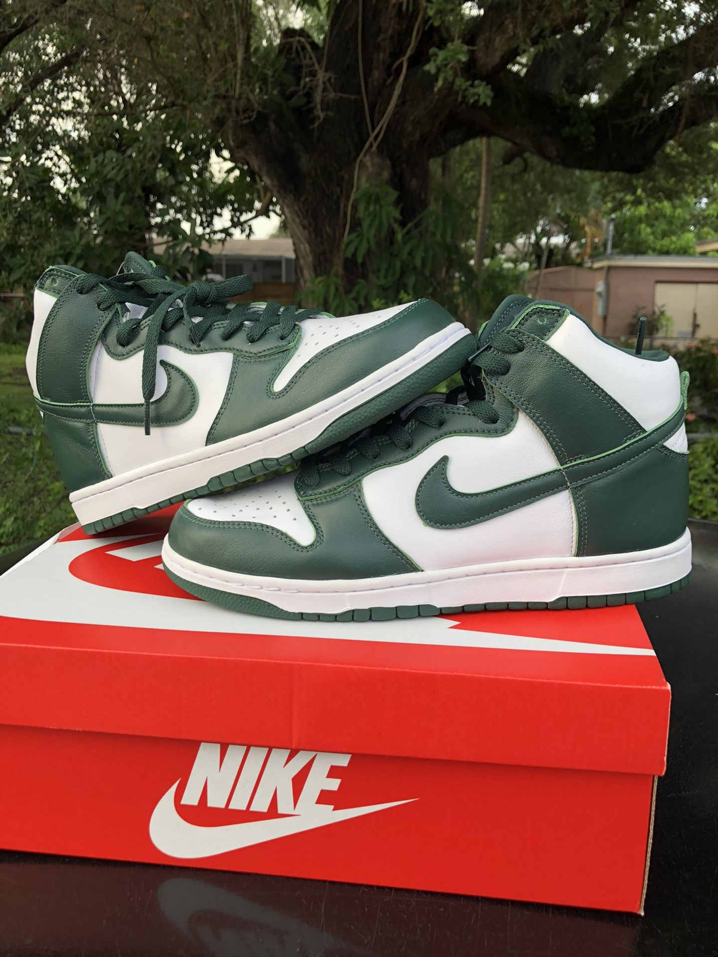 Nike Dunk High “Spartan Green” Size 10