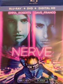 NERVE Widescreen Edition (Blu-Ray + DVD-2016) Emma Roberts!