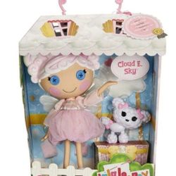 New! Lalaloopsie Cloud E Sky Doll