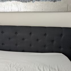 Black Bed Frames And Headboard (Queen Size)