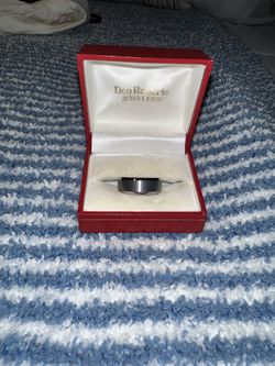 Premium Tungsten Carbide Ring Size 7 – Heavy Polished Band – With Box