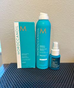 Moroccanoil Haircare Trio – Treatment Repair, Shine, Heat Protection & Frizz Control (New)
