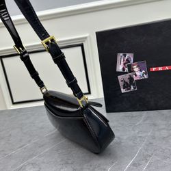 A classic women's shoulder bag