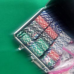 Poker Set , Table & Chips , Good For Pros, and Beginners 