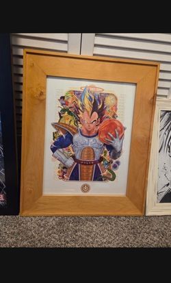 Dragon Ball Vegeta 12" x 16" Amazing SDCC Comic-Con Framed Print