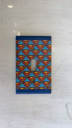 Superman Logo Light Switch Cover Plate
