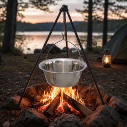 14t Camping Pot - Stainless Steel - NEW