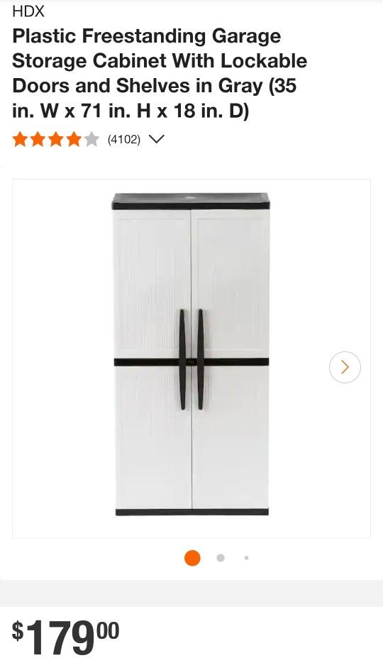 Garage Utility Storage Cabinet