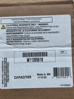 Whirlpool Washer Capacitor