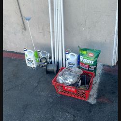 Lawn Insect Killer  And PVC Pipe 