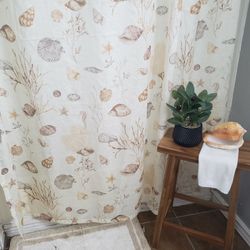 3 Pcs. Seashell Bath Set 