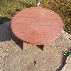 Small Round Wood Table