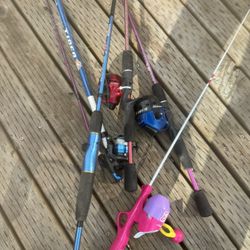 Assorted Fishing Poles