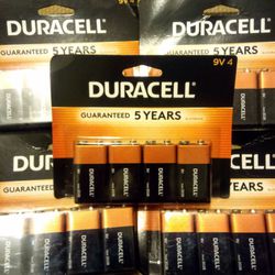 Lot of 7 Packs Duracell Energizer 9-Volt Batteries-4 per pack=(28 Total) Brand New