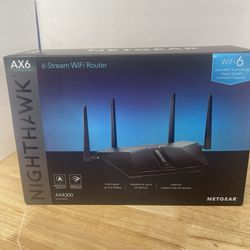 Netgear® Nighthawk AX6 Wireless Wi-Fi 6 Stream Router