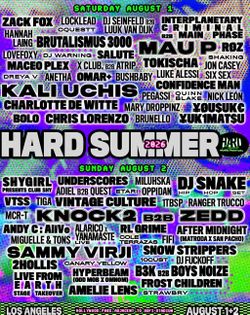 Hard summer VIP 2 day ticket