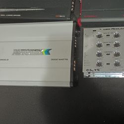 3 Amps & Crossover For Sell $150 For 